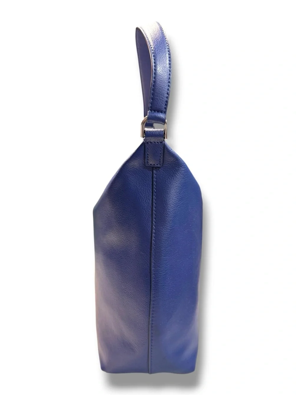 Kate Spade Greene Street Kaia River Blue Pebbled Leather Shoulder Bag Purse READ